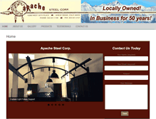 Tablet Screenshot of apachesteel.com